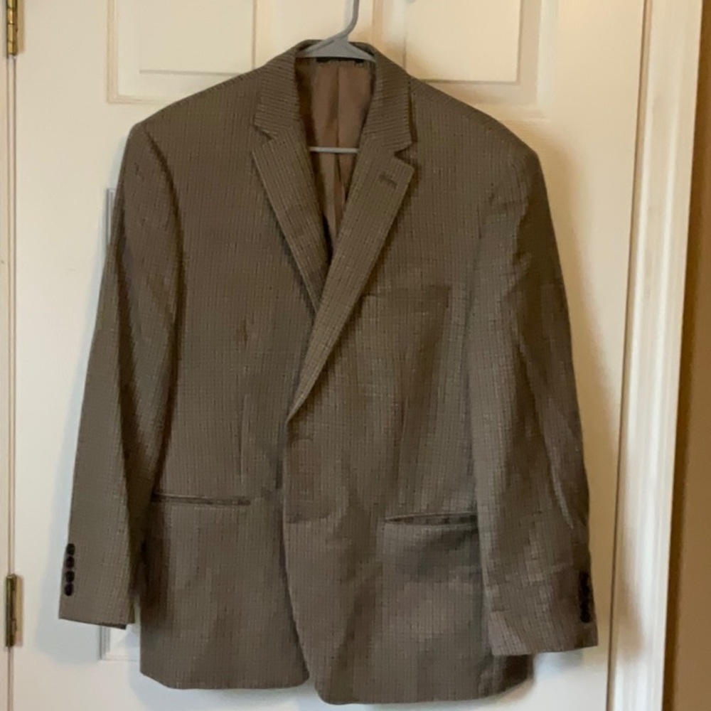 Lauren Ralph Lauren Men’s Silk and Wool Blend Plaid Blazer Size 42S
